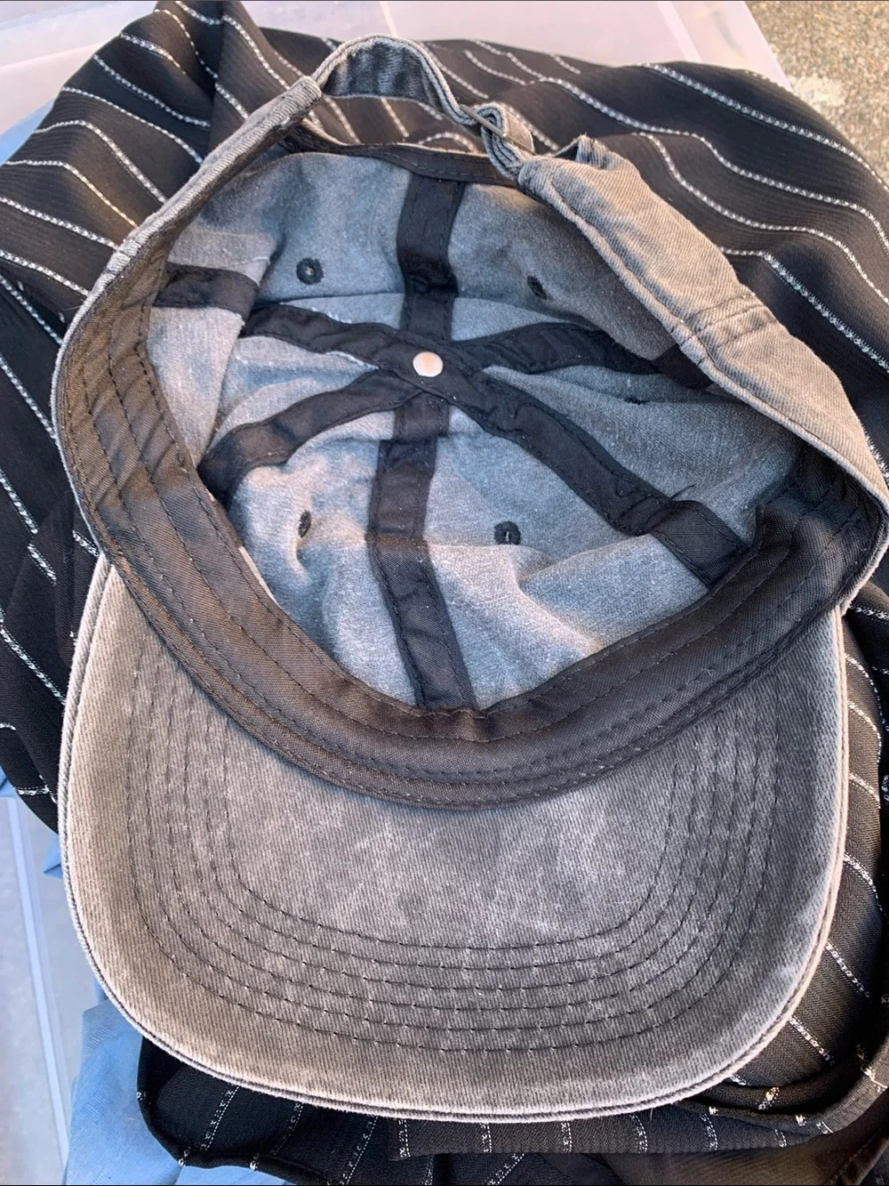 Gray Hat with Corgi
